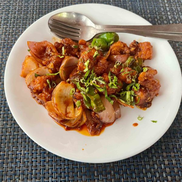 Paneer Gobi Chillay Fry